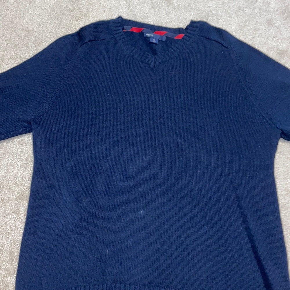 Gap Kid’s Navy V-Neck Sweater (Kid’s XL)
